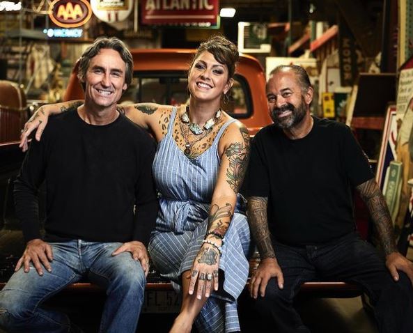 American Pickers, Frank Fritz, Mike Wolfe and Danielle Colby