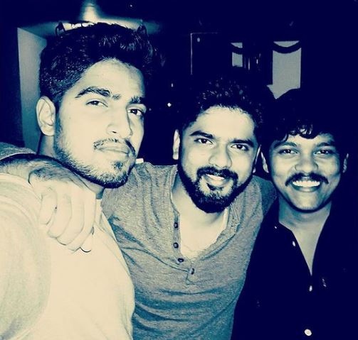 An old photo of Dr. Nagarjun B Gowda with his friends