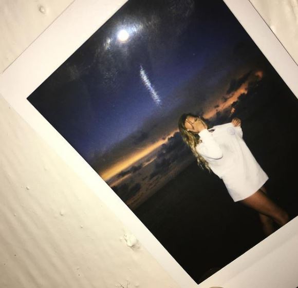 An old photo of Kylie Prew