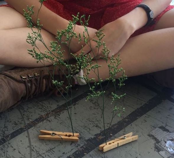 Ana Valeria Becerril likes gardening