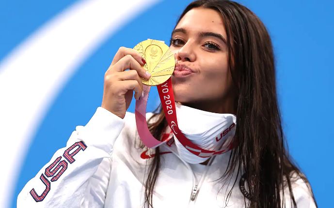 Anastasia Pagonis won the gold medal in 2020 Paralympics