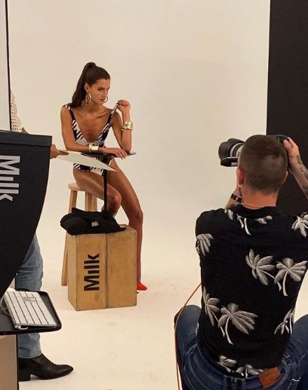 Audrey McGraw during photoshoot