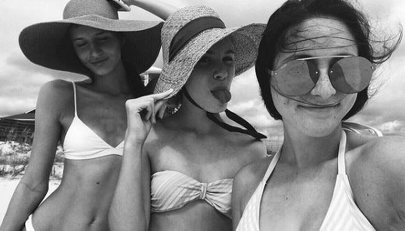 Audrey McGraw with her besties