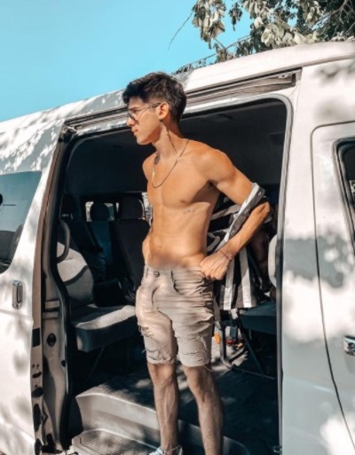 Augusto Gimenez getting prepped for vacation in New Mexico, Mexico
