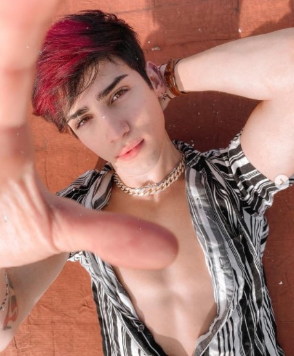 Augusto Gimenez with his new haircolor