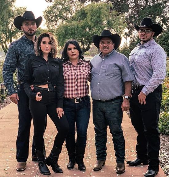 BeautyyBird with her dad Francisco Maya, mother Juana Vallejo, brothers Alfredo Maya and Edi Maya