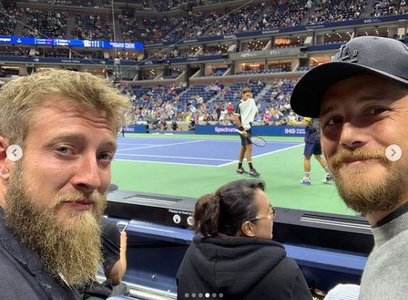 Ben Robson goes to watch Tennis tournament