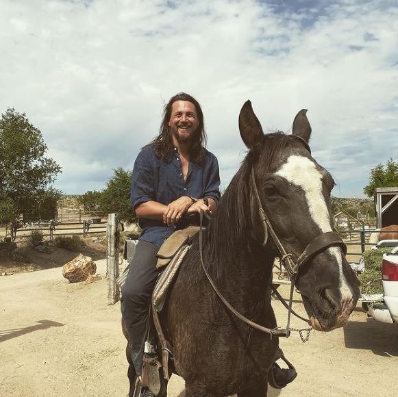 Ben Robson loves horse riding