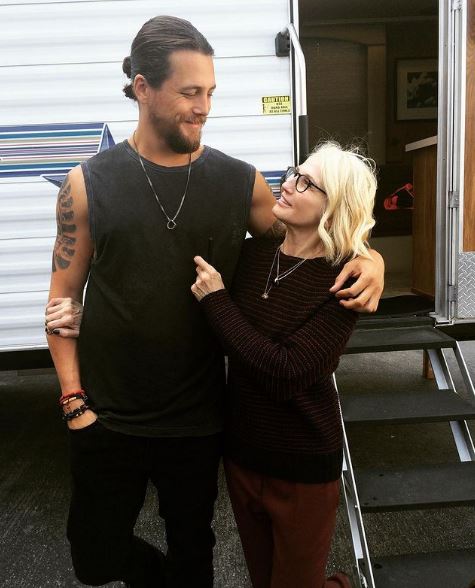 Ben Robson with his mother