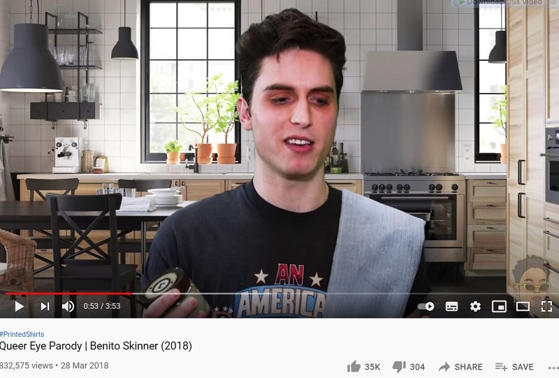 Benito Skinner YouTube Channel has over 307,000 subscribers as of August 2021