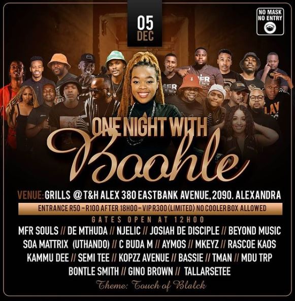 Boohle performed in various events