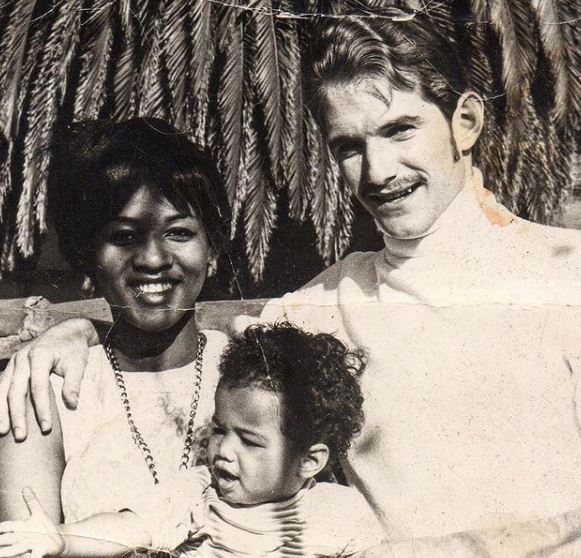Bridgid Coulter with her parents