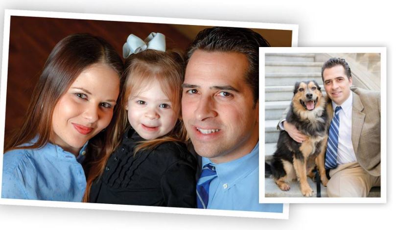 Brittany Commisso Spouse Frank Commisso Jr. & daughter Gianna Commisso (Family Picture)