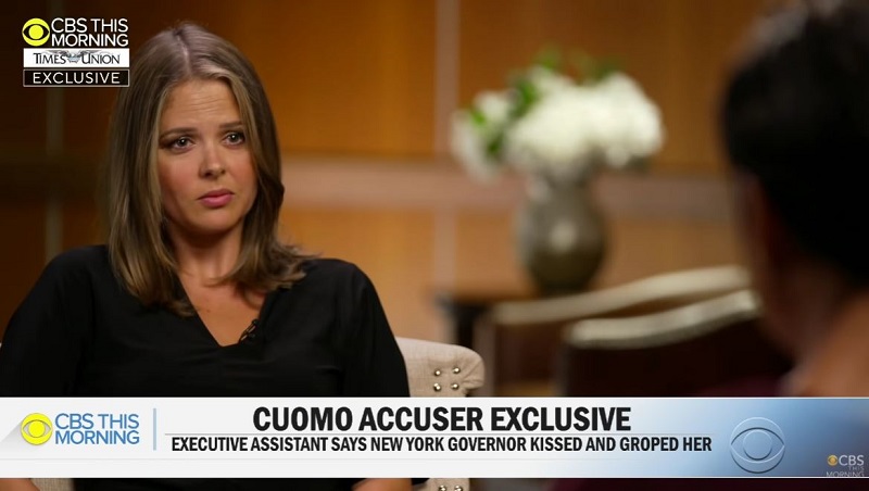 Brittany Commisso told in the interview with CBS This Morning that New York governor Andrew Cuomo groped her twice