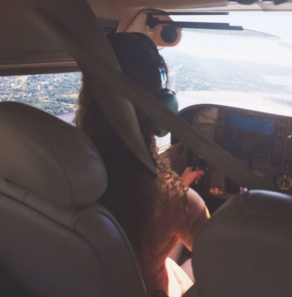 Camila Kendra flew the plane