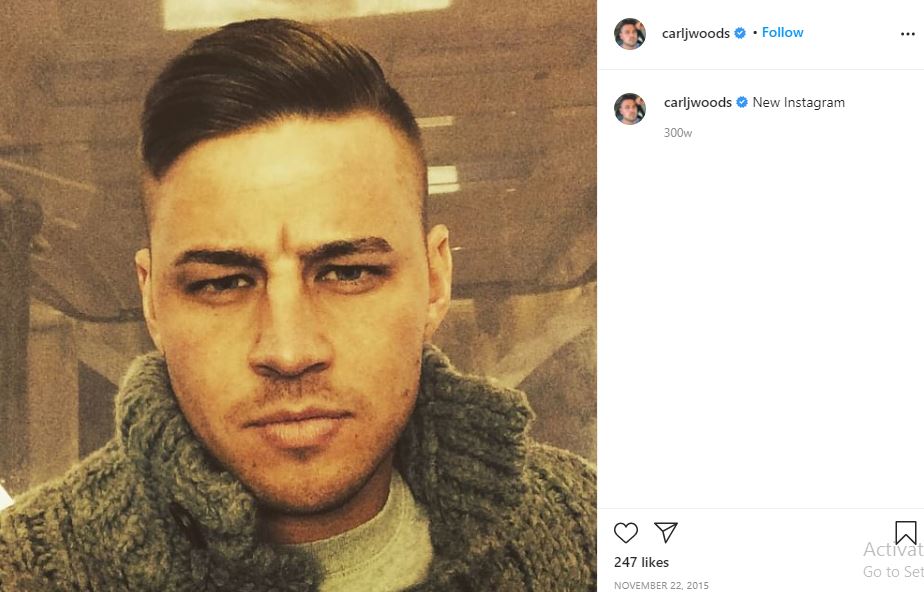 Carl Woods's first Instagram post