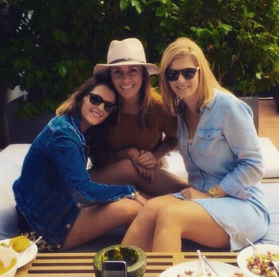 Charlotte Bellis and her friends