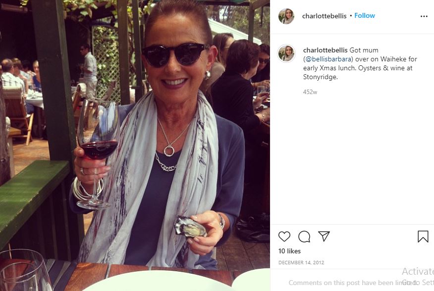 Charlotte Bellis's mother Barbara Bellis