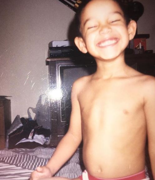 Childhood picture of Williams