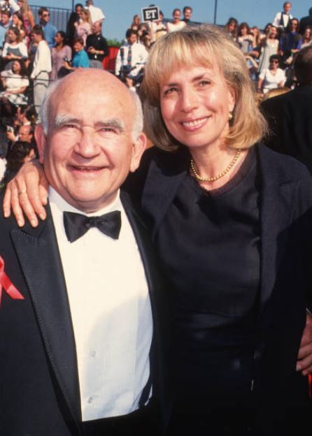 Cindy Gilmore with her husband Ed Asner