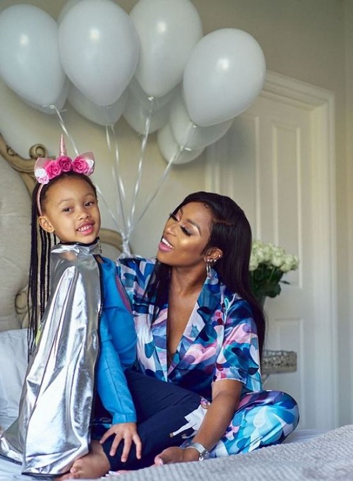 DJ Zinhle has a daughter Kairo Owethu Forbes with her ex-boyfriend Kiernan Jarryd Forbes