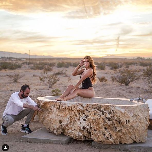 Dan Fleyshman photoshoot with his spouse