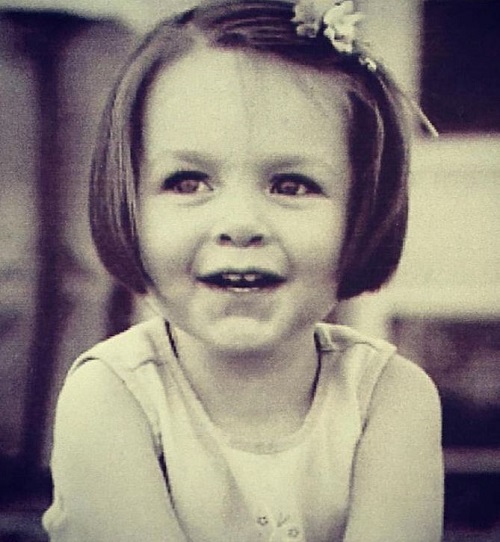 Danielle Colby daughter when she was a toddler