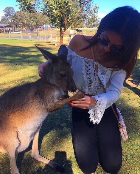 Francesca is an animal lover