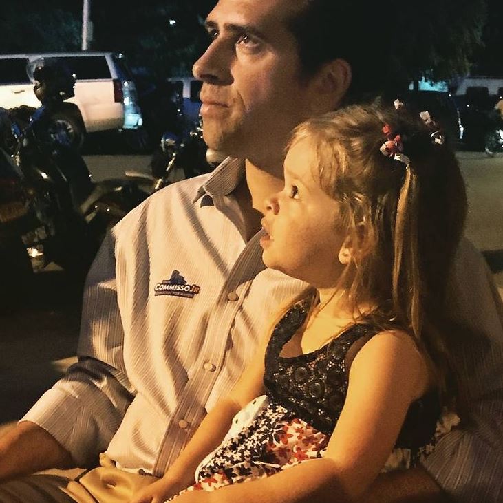 Frank Commisso Jr. with his daughter Gianna Commisso