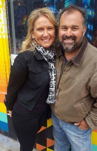 Frank Fitz with his ex girlfriend Dianna Bankson