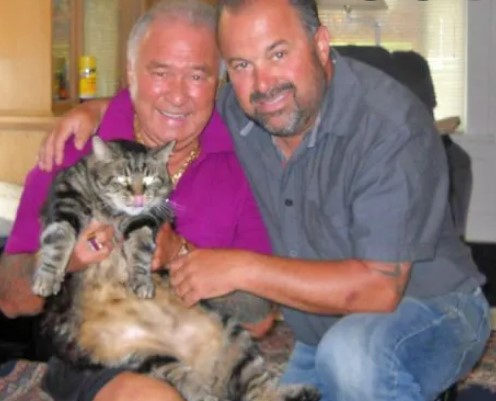 Frank Fitz with who is suspected to be his father