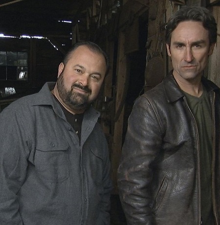 Frank Fritz and Mike Wolfe in the first photoshoot for American Pickers