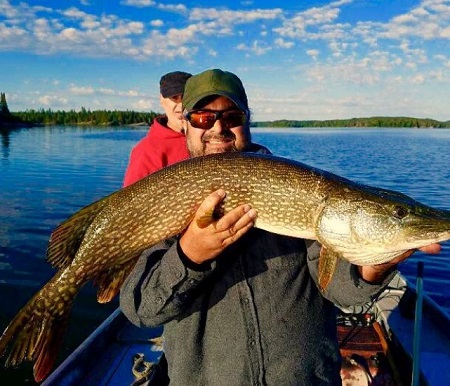 Frank Fritz on a fishing trip