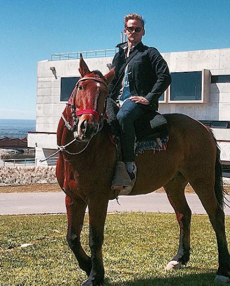 Grant likes horse riding
