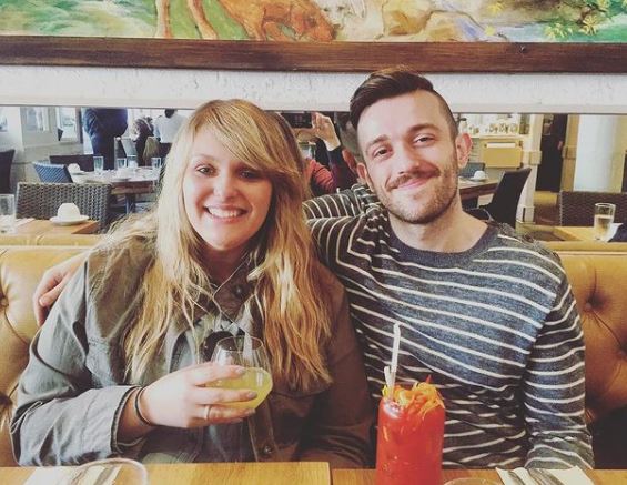 Griffin with his sister Kelly Predmore