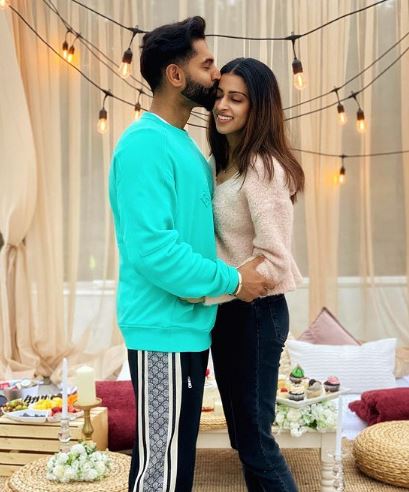 Guneet Grewal with her husband Parmish Verma