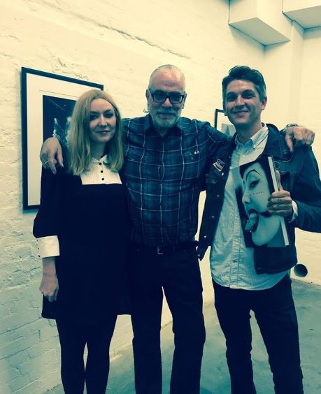 Hampton with Derek Ridgers