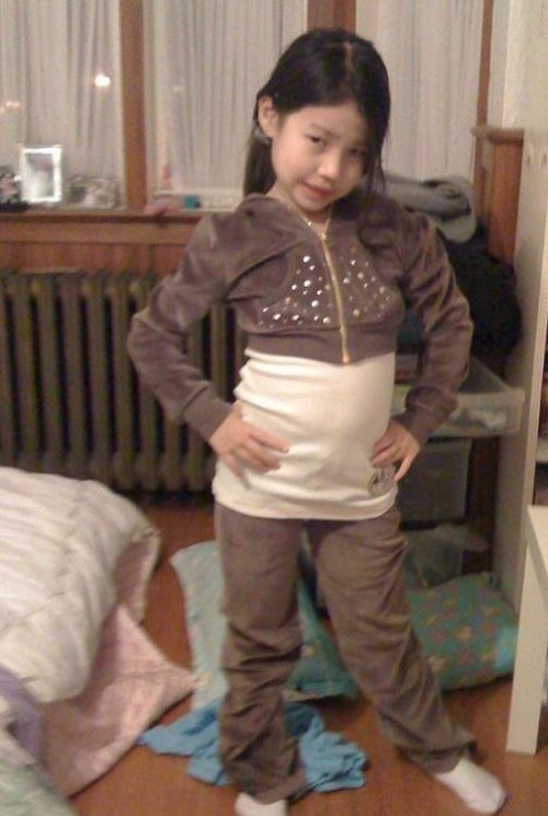 Hannah Kim childhood picture when she was 9 years old