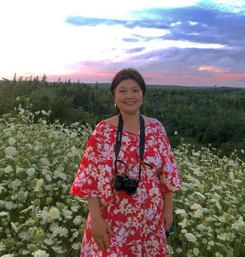 Hannah Kim shared a picture of her mother