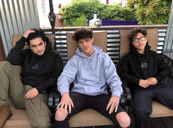 Ian Ousley and his friends