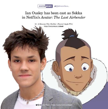 Ian Ousley will play Sokka in upcoming TV Series Avatar The Last Airbender
