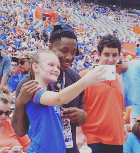 Jacob Copeland with his fans