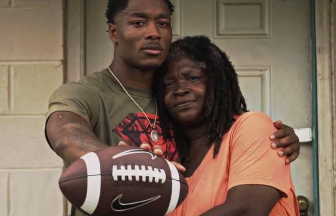 Jacob Copeland with his mother Betty Copeland