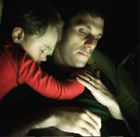James Heerdegen with his son Frederick Heerdegen