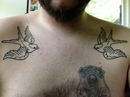 James Heltibridle's tattoos