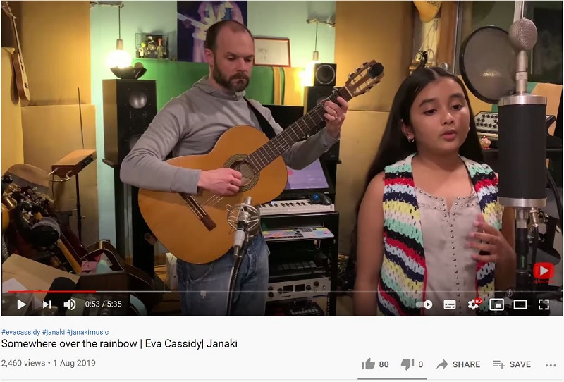 Janaki Easwar first YouTube video was posted on August 1st, 2019