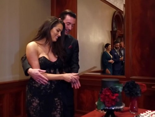 Jared Toller was photographed with his spouse Constance Nunes (Model and Television Personality) on their wedding day