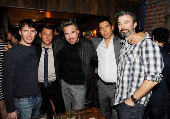 Jason Trawick with his friends