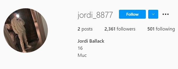 Jordi Ballack IG profile