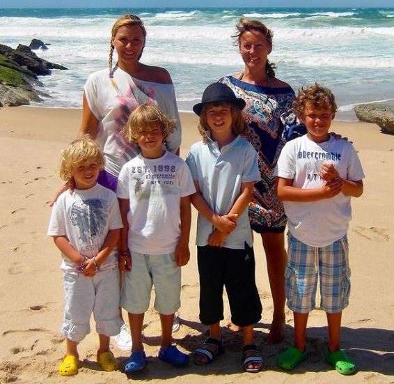 Jordi Ballack and his family
